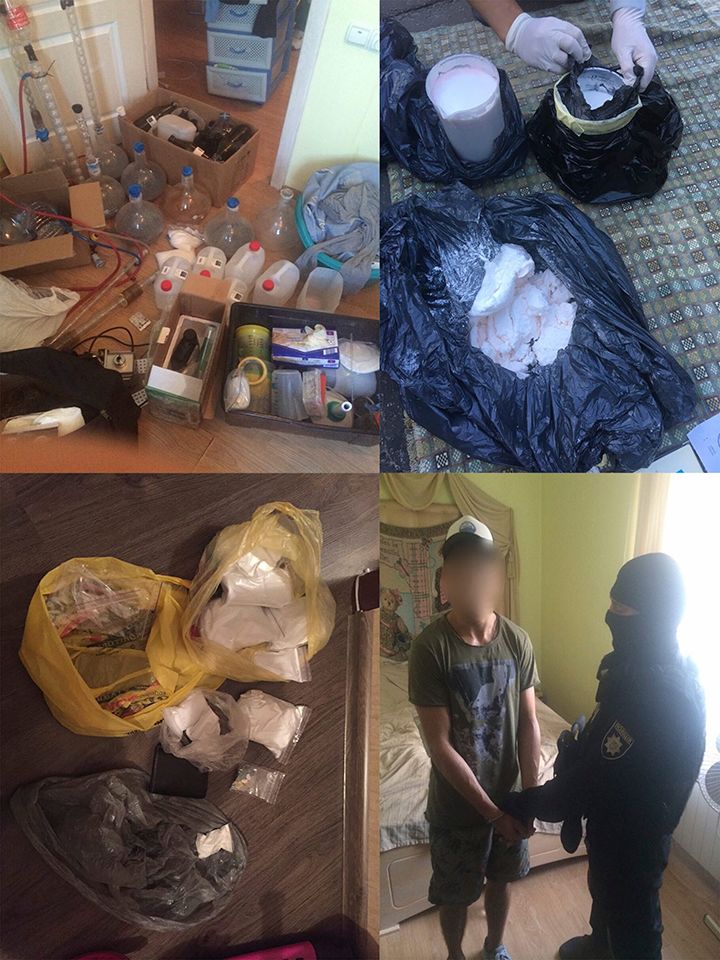 Київський поліцейський організував виробництво амфетаміну_1