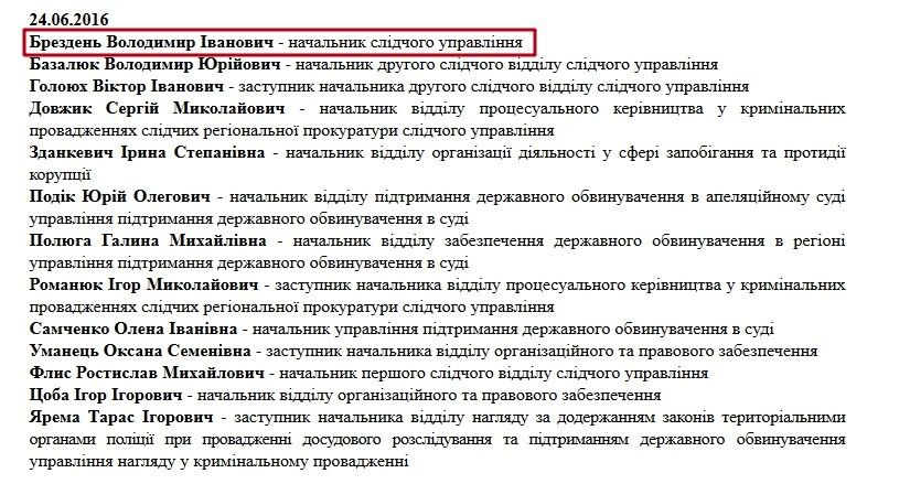 Начальник слідчого управління прокуратури Львівської області Брездень Володимир Іванович. Розслідування «PROSUD»_3