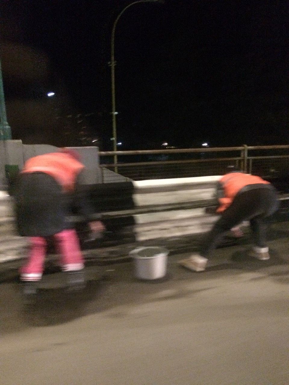 В Ужгороді вручну миють міст до приїзду дружини Порошенка_3