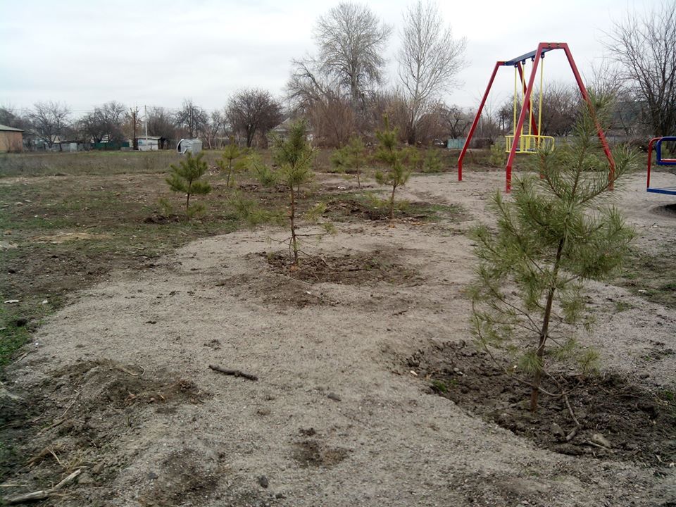 Новий ігровий майданчик в одному з сіл Кобеляцького району не всім прийшовся до смаку_1