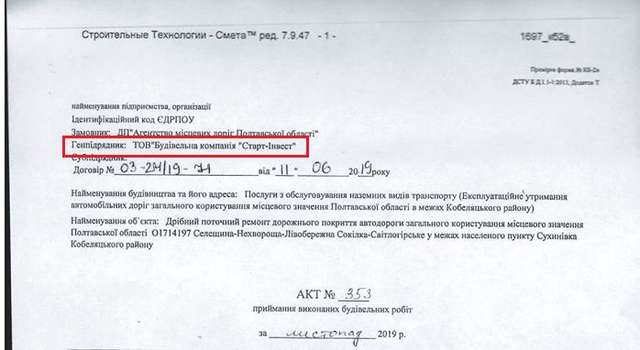 На Полтавщині незадовільна якість ремонту дороги стала предметом кримінальної справи_3