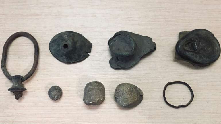 Деякі знахідки з розкопок у Полтаві