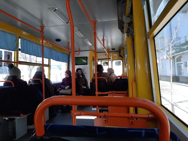 20 березня вранці в тролейбусі «Левада-Інститут зв’язку