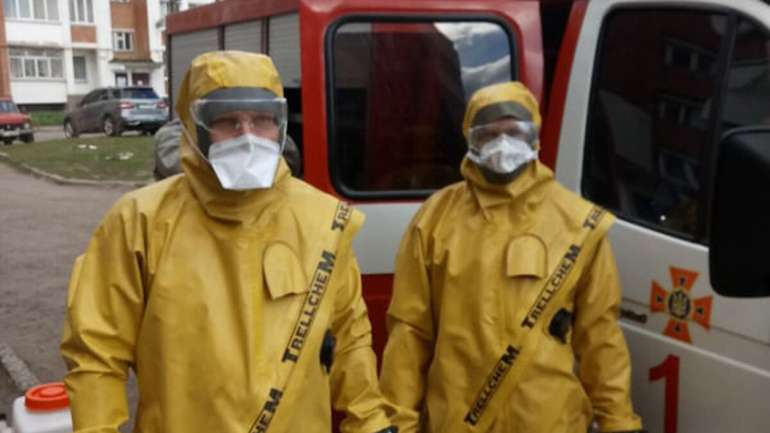 Рятувальники продезінфікували 7 будинків у Полтаві