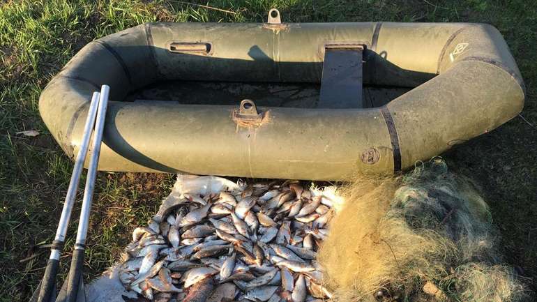 Поліція звітує про зростання рівня браконьєрства на водоймах Полтавщини