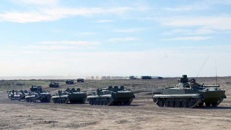 На всій території в Азербайджану проходять масштабні військові навчання
