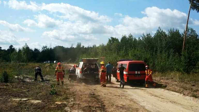 Вогнеборці з лісниками провели спільні навчання у Полтавському районі