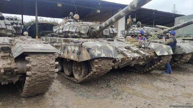 В Міноборони Азербайджану похвалилися черговим захопленням вірменських танків в Карабасі_2