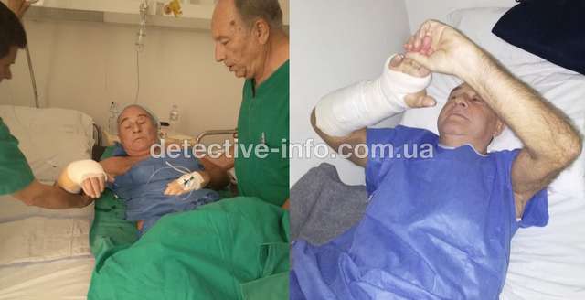 Костянтин Козміріді в лікарні після нападу