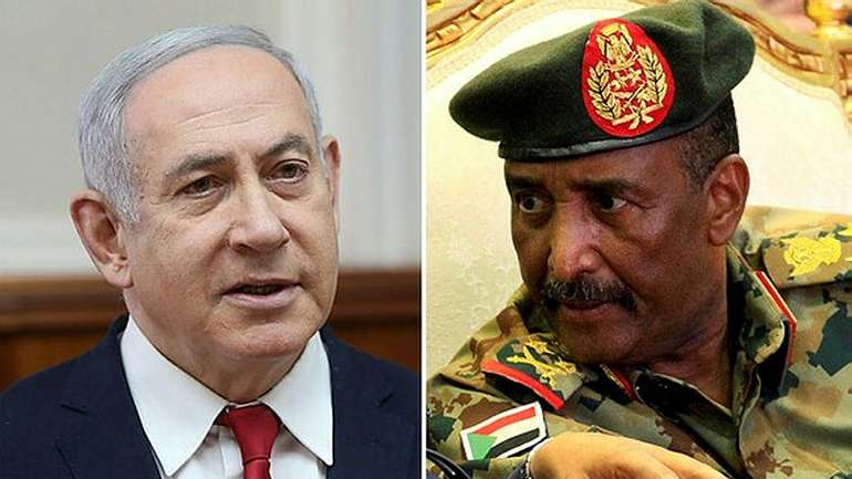 Прем'єр-міністр Ізраїлю Нетаньягу і суданський лідер Бурган