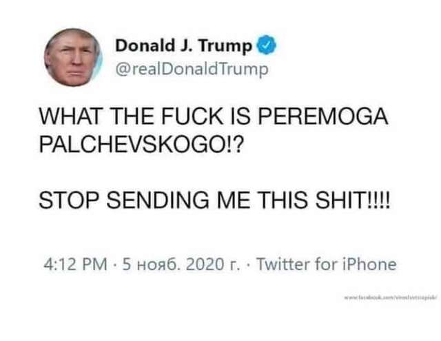 Трамп незадоволений перемогою Пальчевського_1