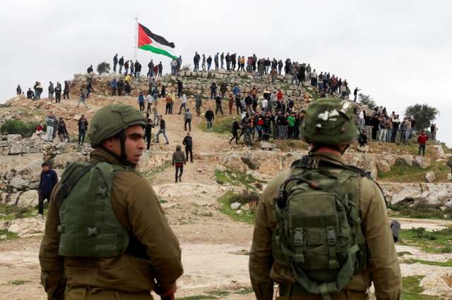 Палестинці протестують проти ізраїльської окупації Західного берега річки Йордан
