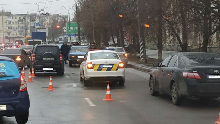 У Полтаві через ожеледицю сталася ДТП