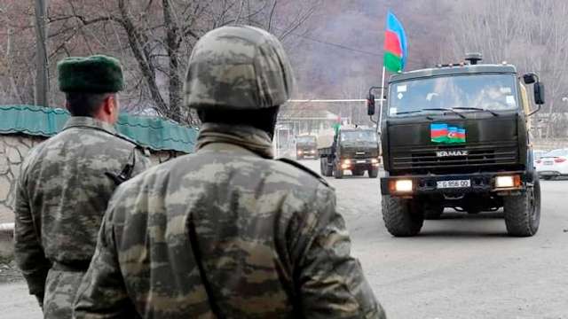 Азербайджанські війська увійшли у звільнене від окупантів місто Лачин_4