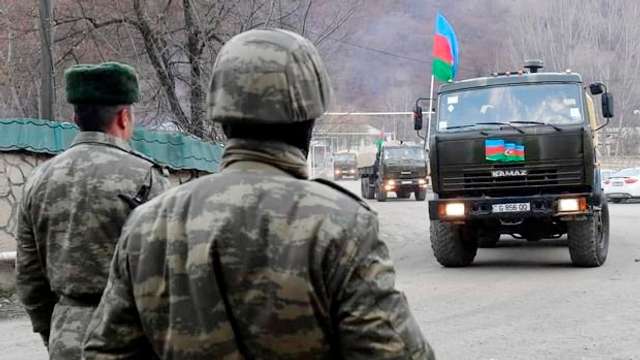 Азербайджанські війська увійшли у звільнене від окупантів місто Лачин_3