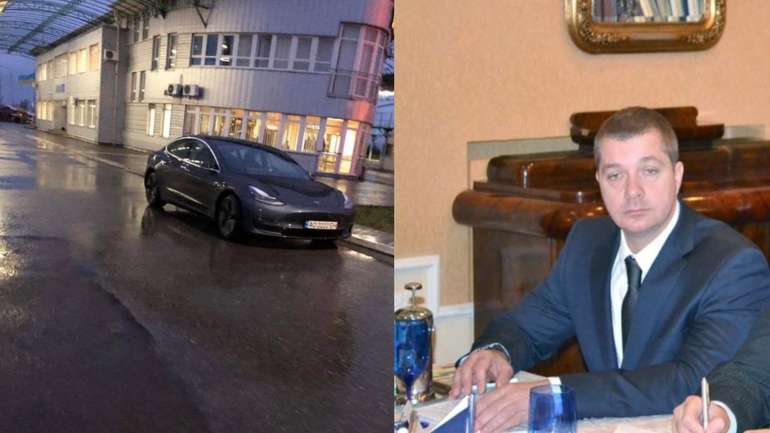 Патрульні спіймали п'яного високопосадовця митниці Ігоря Стрічика за кермом "Тесли"