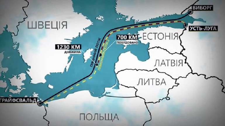 Росія руйнує екосистему Балтійського моря «Північним потоком 2» – СЗРУ