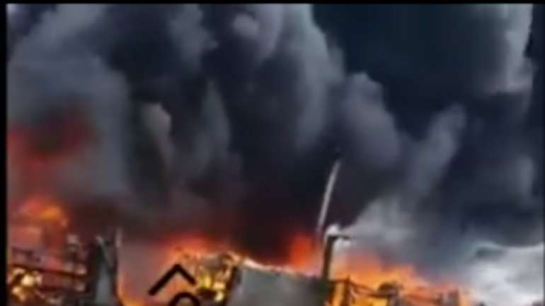 Російські терористи спалили власне наметове містечко