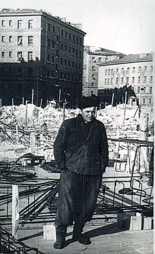 Михайло Баканчук під час заслання в Норильську, 1956 рік. 