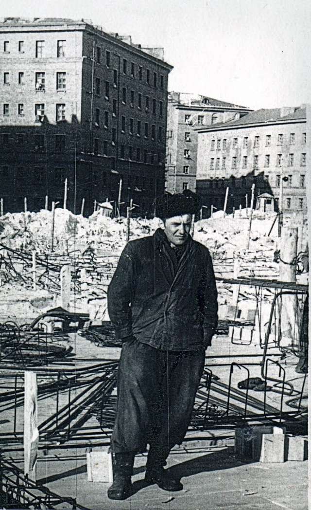 Михайло Баканчук під час заслання в Норильську, 1956 рік.