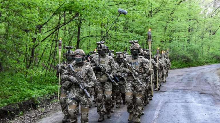 Бійці ССО у Холодному Яру освятили зброю на ворога