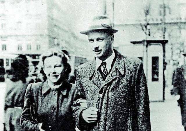 Олег Ольжич з дружиною на еміґрації (1930-ті роки)