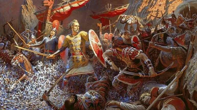 Бій князя Святослава з ворогами Русі