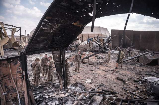 Летовище іракського міста Ербіль (після теракту)