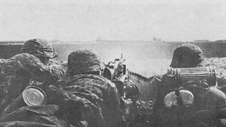 Солдати дивізії Ваффен-СС «Галичина», кулеметна обслуга