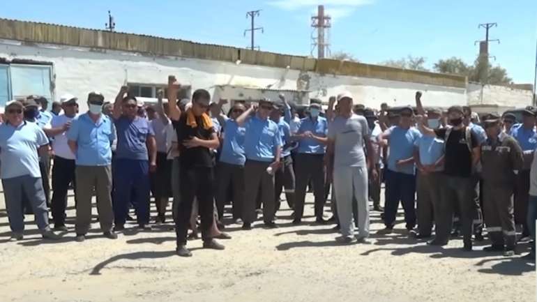 У Казахстані знову страйкують працівники нафтової промисловості