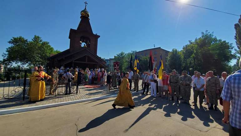 Перший український храм освятили у Нікополі