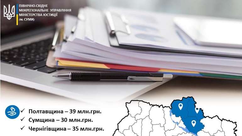 На Полтавщині з боржників стягнули понад 39 млн грн