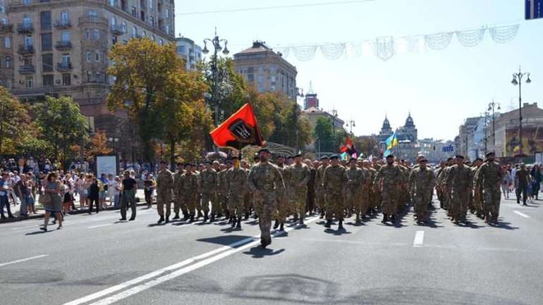 Правий сектор пройде центром столиці на марші до Дня Незалежності