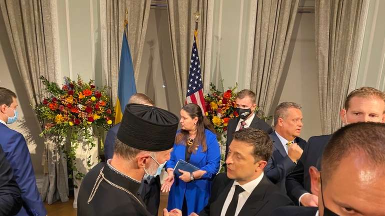 Володимир Зеленський на зустрічі з Українською діаспорою в Нью-Йорку