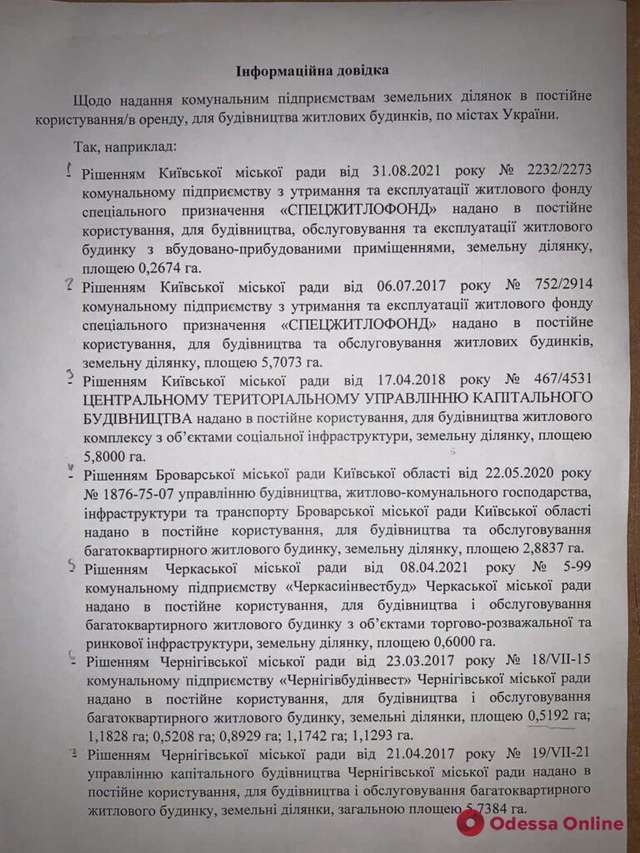 Очільники низки обласних центрів України розкрадають землю_3