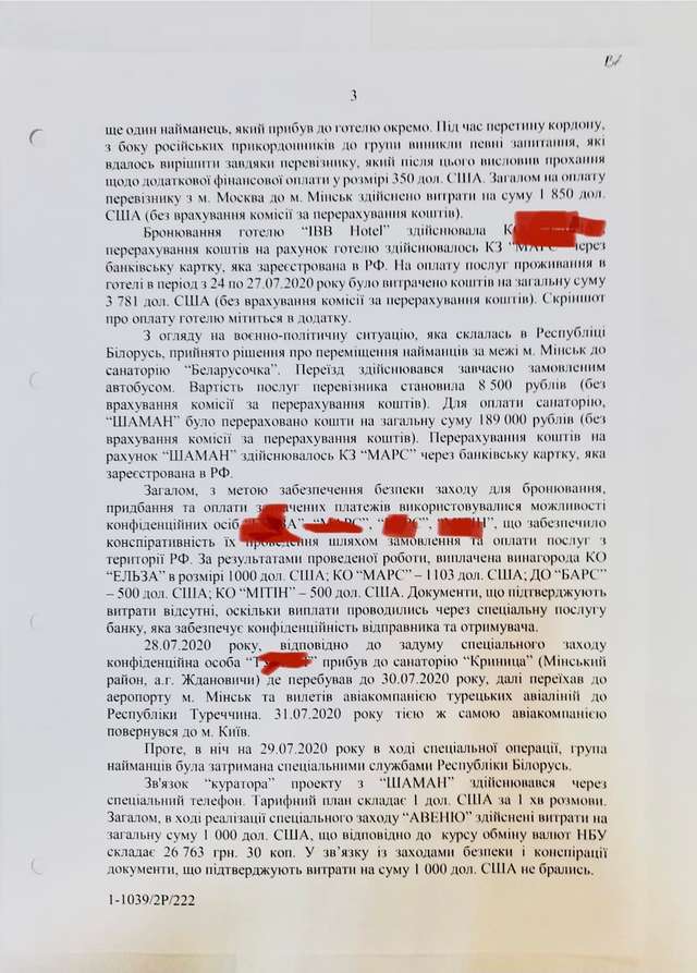 Документи оприлюднені Яніною Соколовою