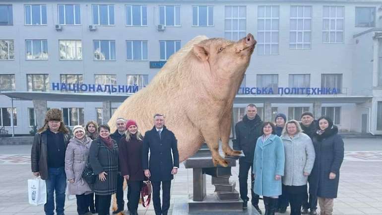 Чи буде перенесений пам'ятник свині?