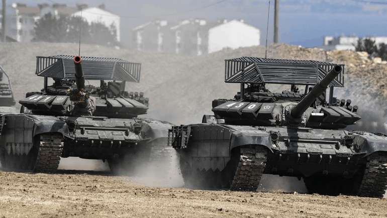 Окупанти вдосконалюють свої танки в окупованому Криму