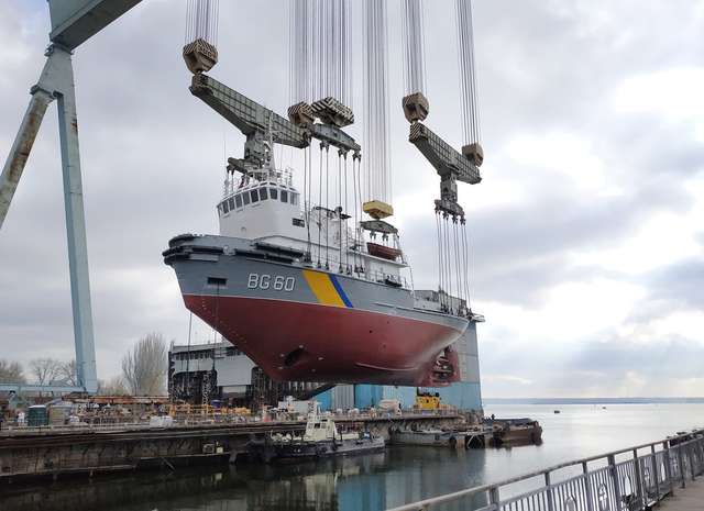 Корабель Морської охорони  «Титан» завершив доковий ремонт_2