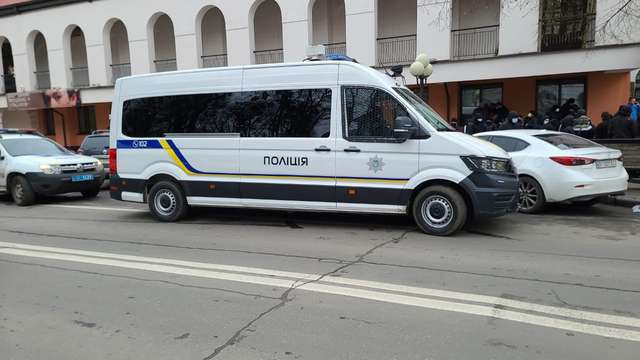 Поліція на місці проведення сепаратиського шабашу