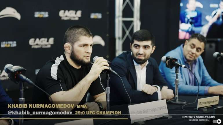 Хабіб Нурмагомедов прилетів до Майамі на відкриття FLX Arena
