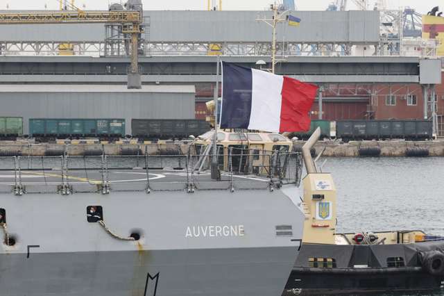 Французький фрегат FS Auvergne пришвартувався в Одесі