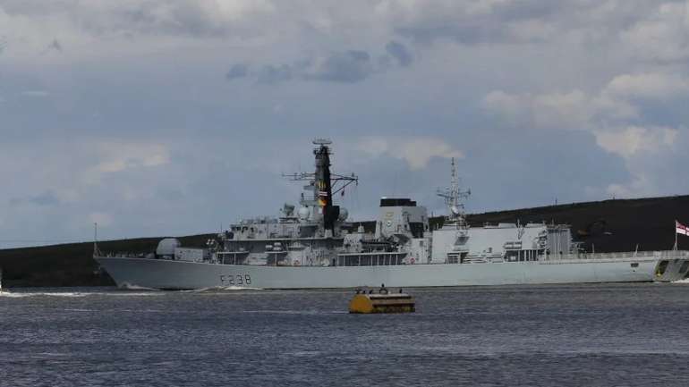 Російський підводний човен зіткнувся з фрегатом ВМС Великої Британії HMS Northumberland