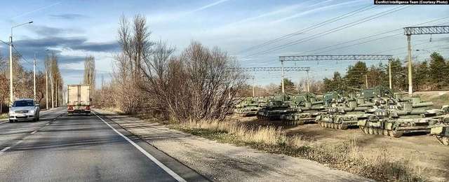 Записи военной техники, доказывающие ее переброску с востока России на запад