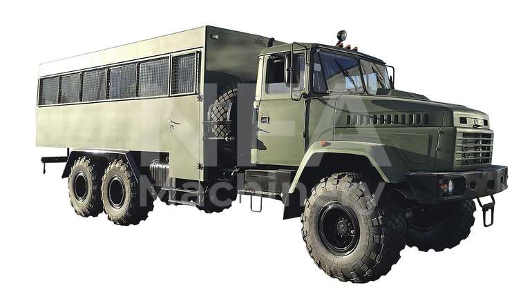 Автомобільне шасі КрАЗ-63221 – високої прохідності, призначене для монтажу озброєння і військової техніки, установок спеціального та промислового призначення, а також буксирування причепа всіма видами доріг, бездоріжжю і будь-якій місцевості.