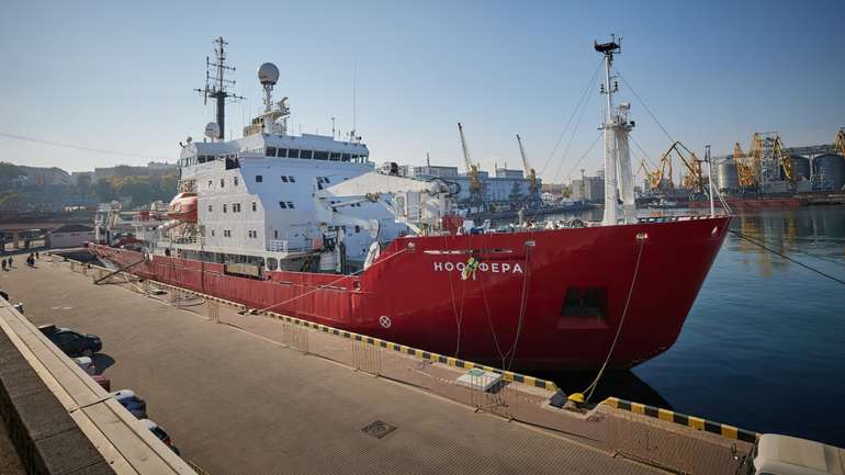 Науково-дослідне судно України “Ноосфера” пройшло випробування