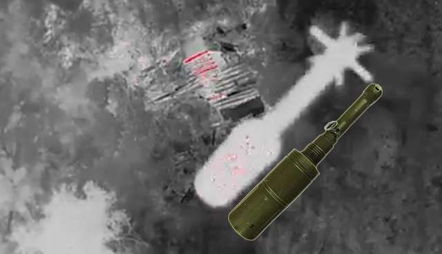 Оприлюднено відео з ударом по позиціях окупантів_1