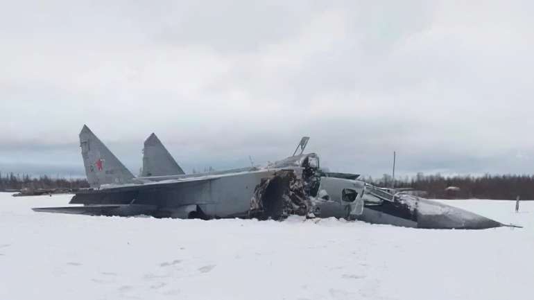 На Росії розвалився винищувач МіГ-31