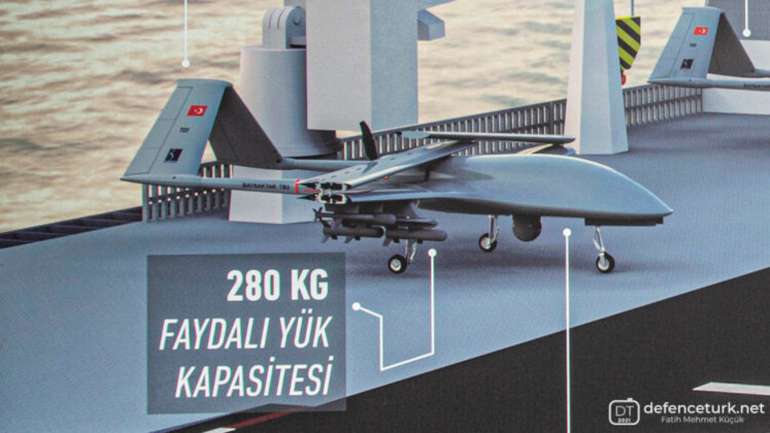 Туреччина анонсувала політ палубного безпілотника Bayraktar