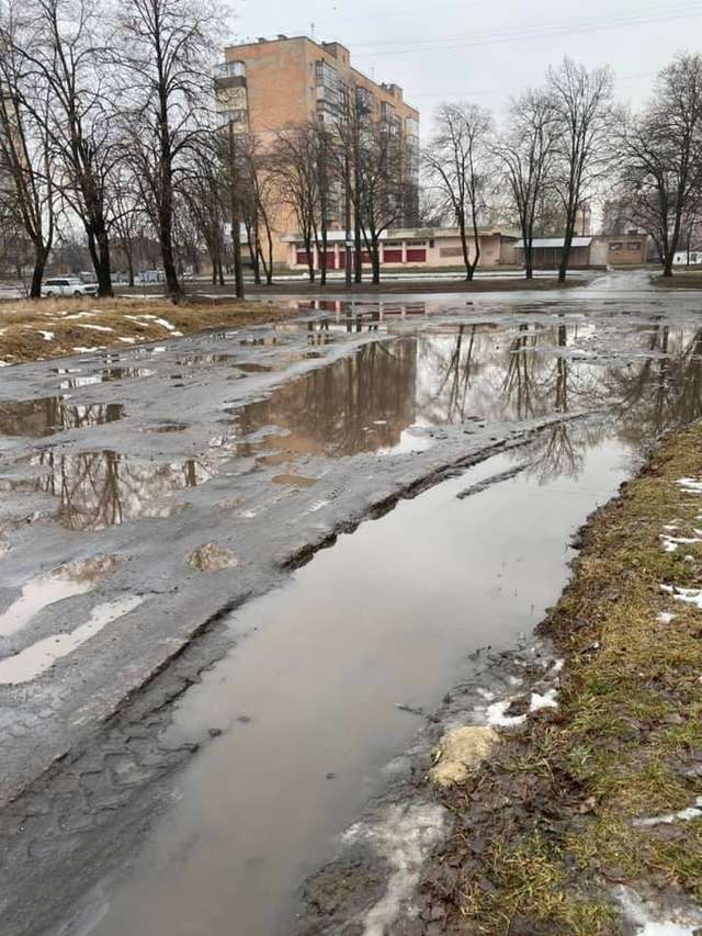 Бездоріжжя на провулку перспективному в Полтаві